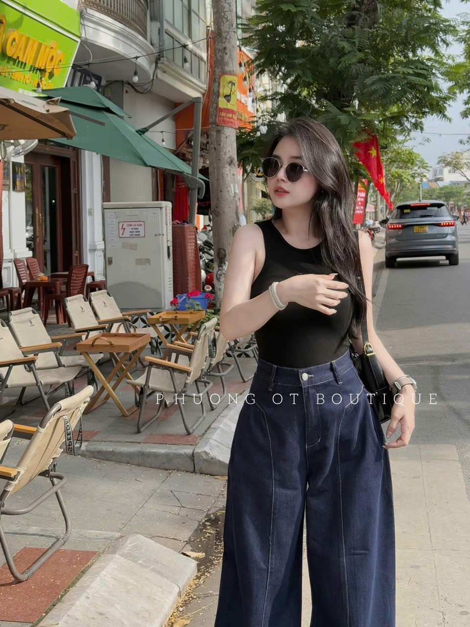 Cv-Qn47 Quần Jean suông mặc siêu hack dáng cho nữ