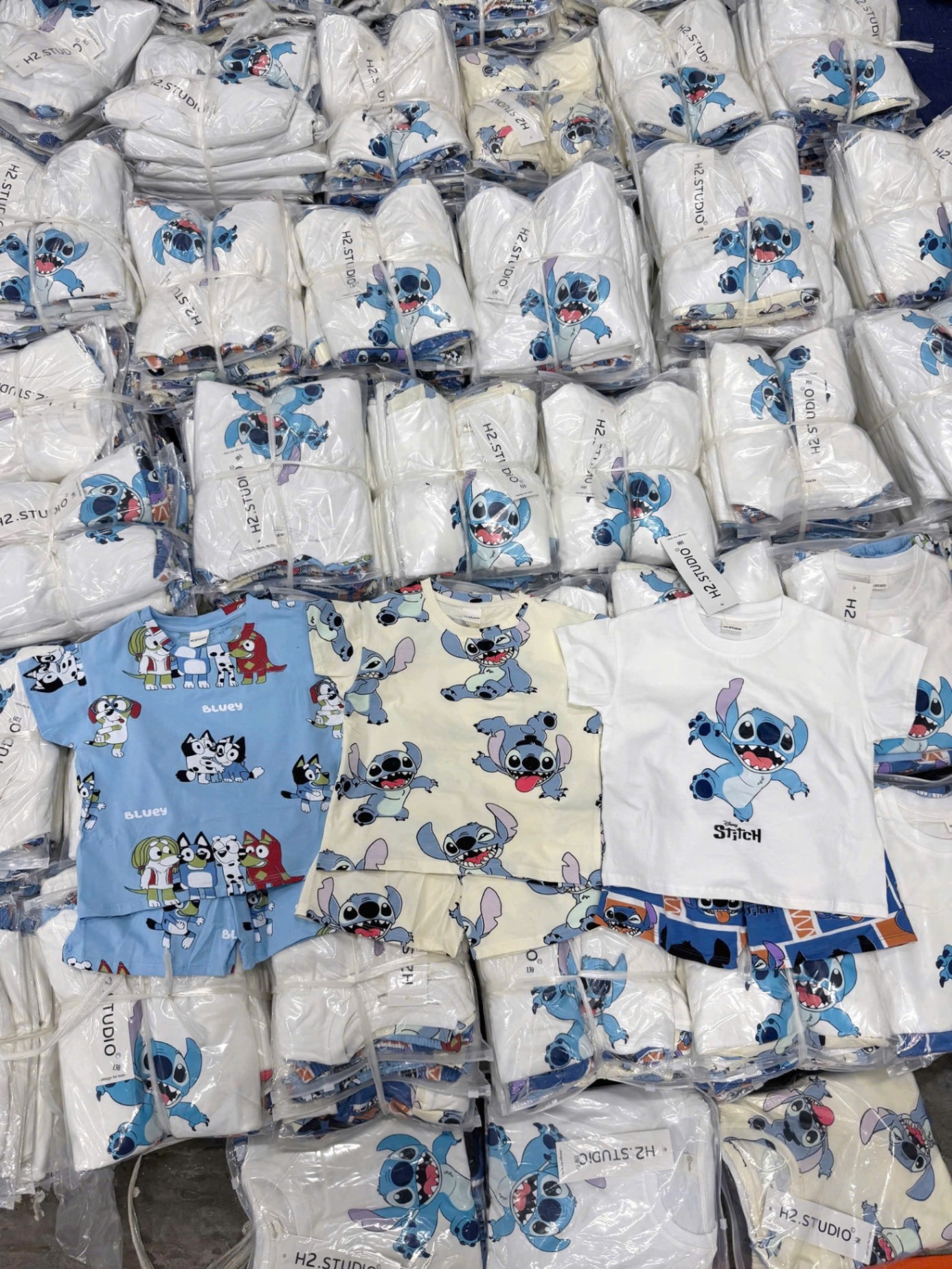 CV-Sb49 Set 3 bộ chất cotton bốn chiều bé trai