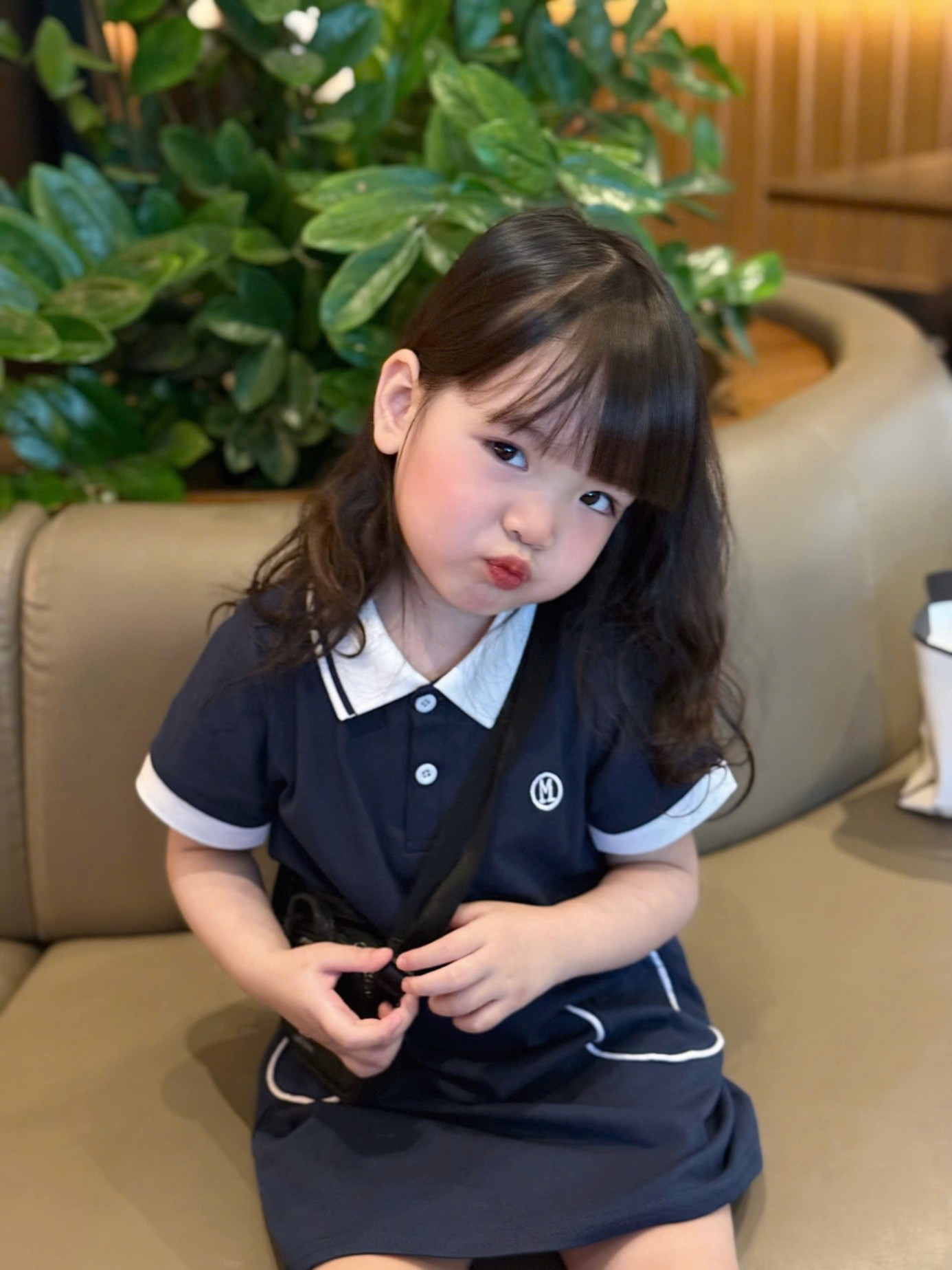 Cv-Vg47 Váy Polo năng động cho bé gái