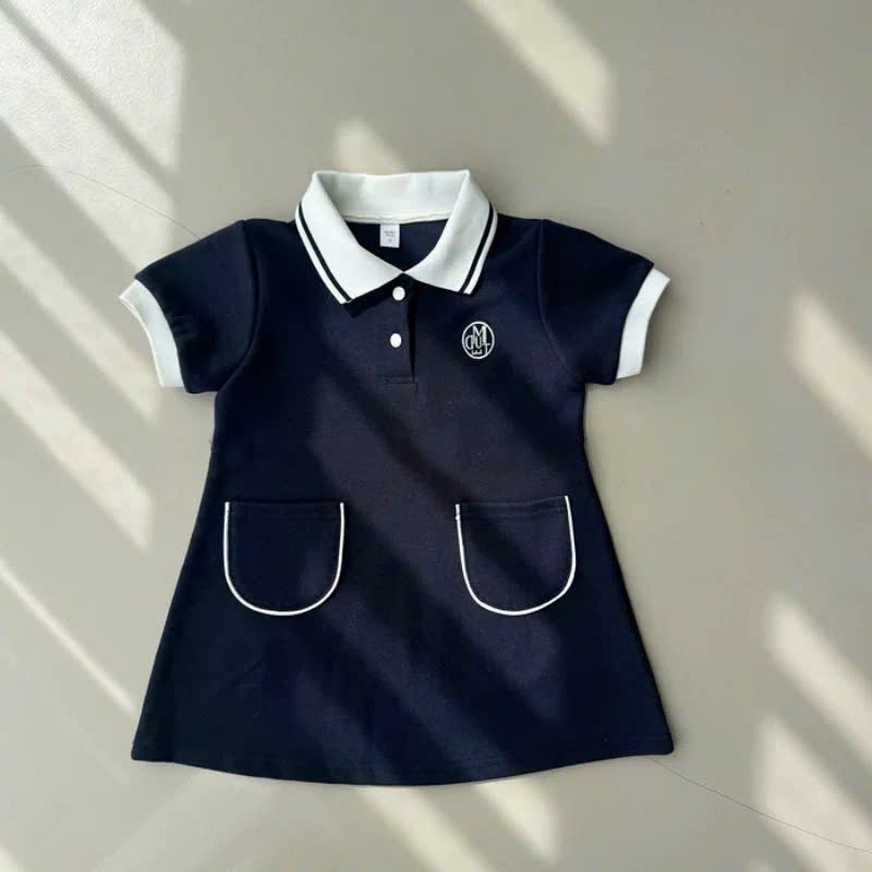 Cv-Vg47 Váy Polo năng động cho bé gái