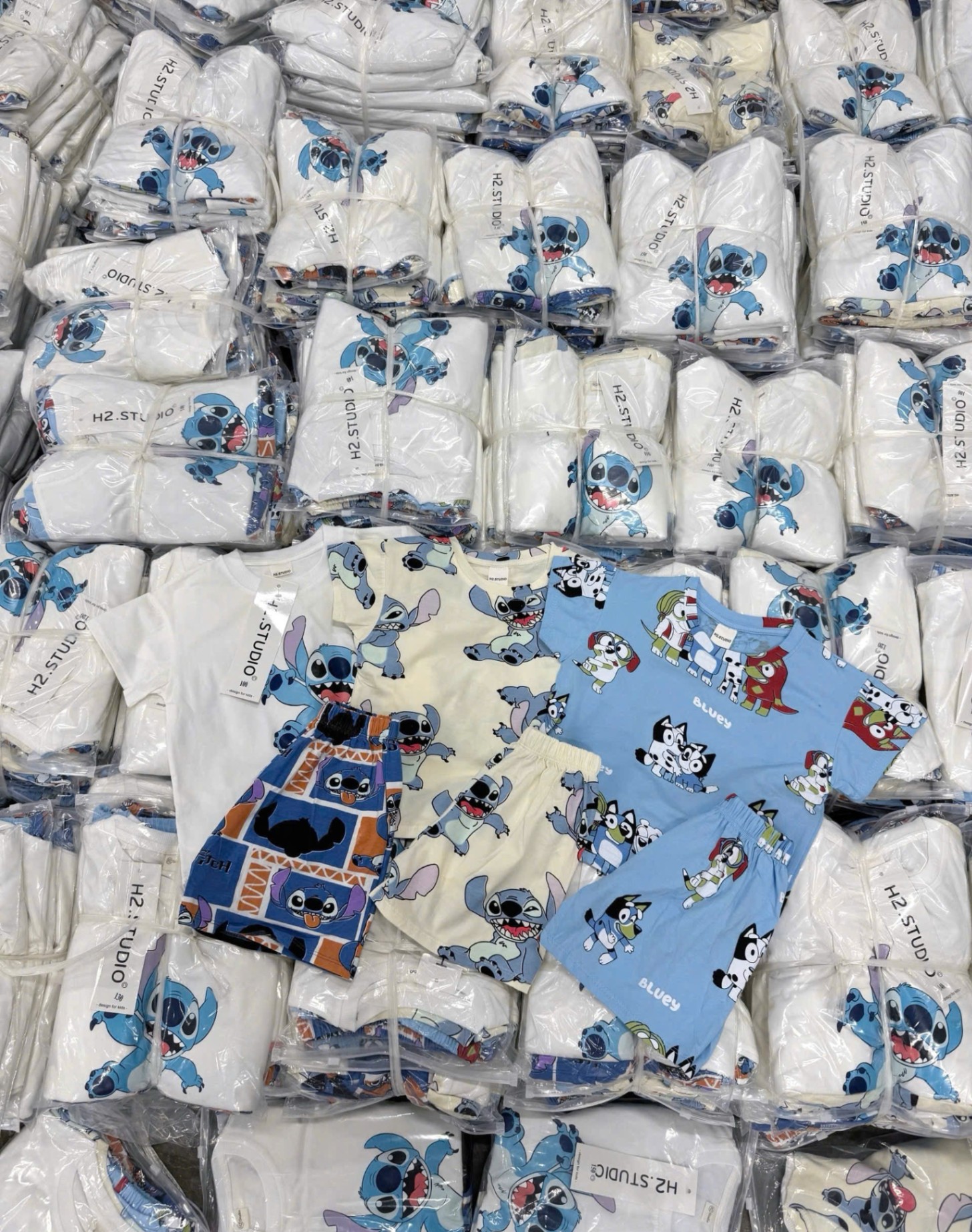 CV-Sb49 Set 3 bộ chất cotton bốn chiều bé trai