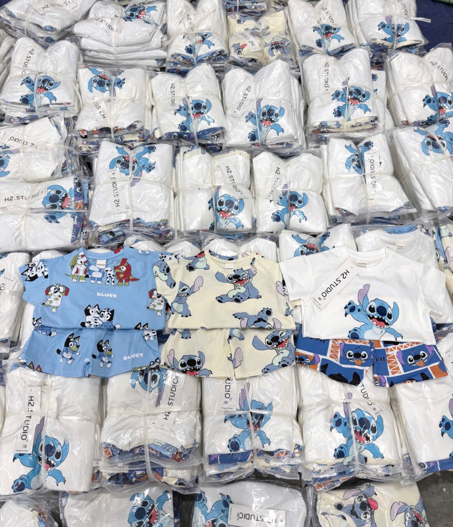 CV-Sb49 Set 3 bộ chất cotton bốn chiều bé trai