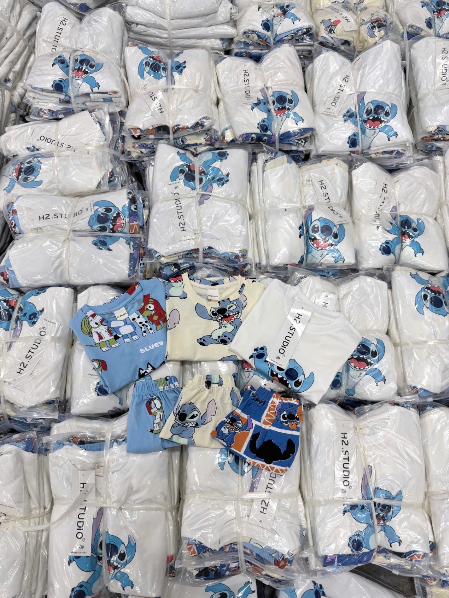 CV-Sb49 Set 3 bộ chất cotton bốn chiều bé trai