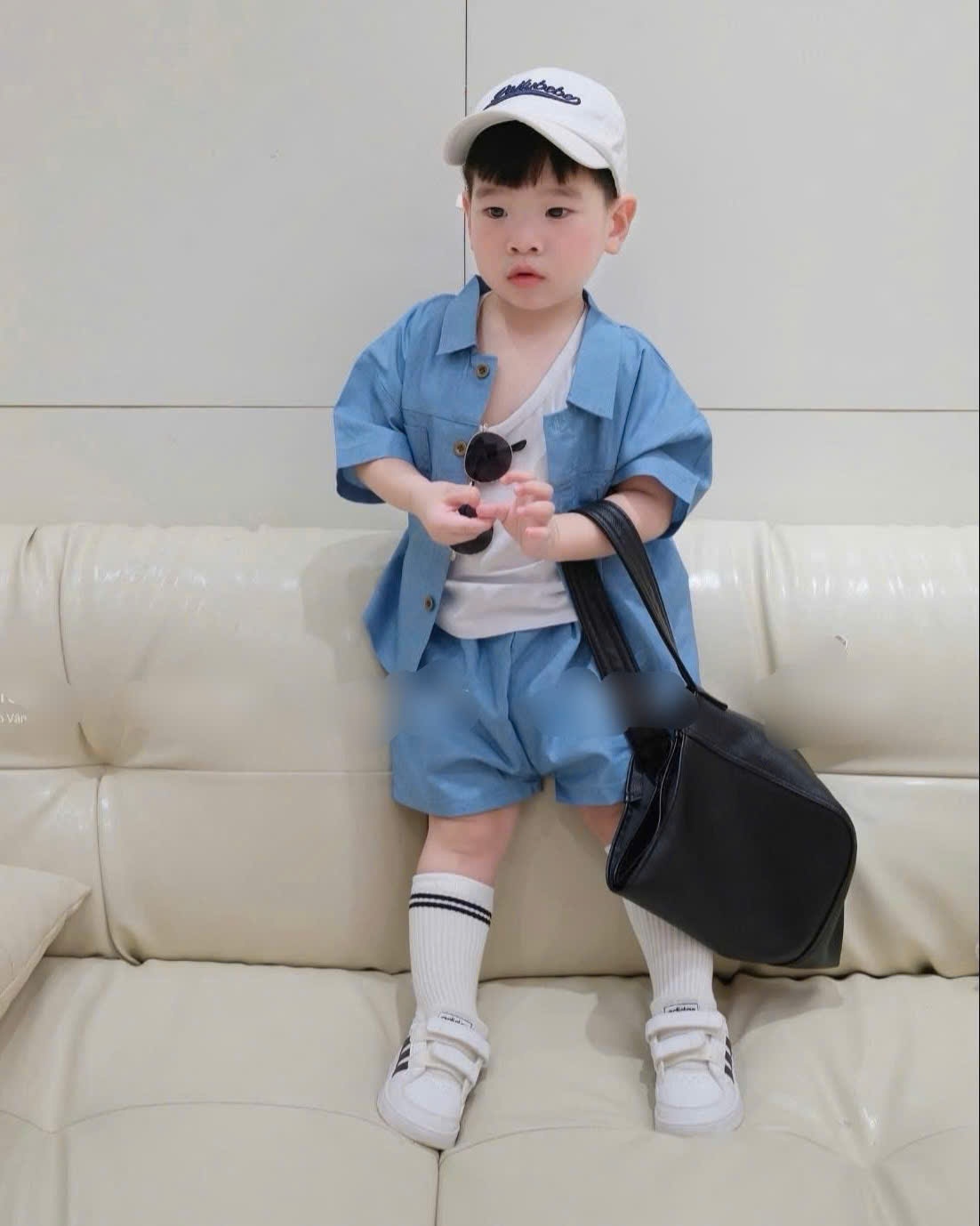 Sb520 Set 3 chi tiết áo khoác, ba lỗ, quần short bé trai