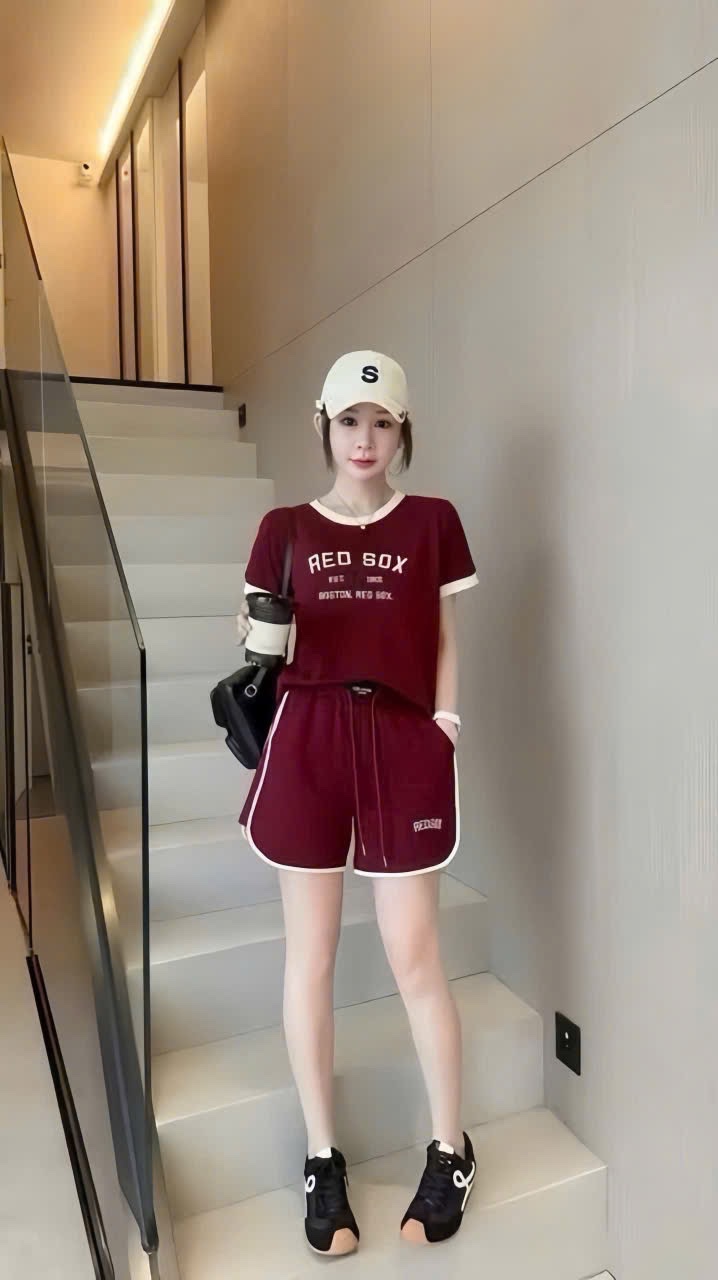 SB99 set bộ Red Sox 2 màu cho nữ