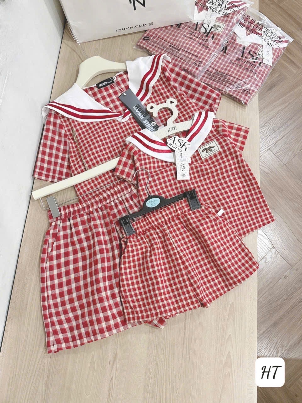 BC92 Set bộ kẻ đỏ - cho con