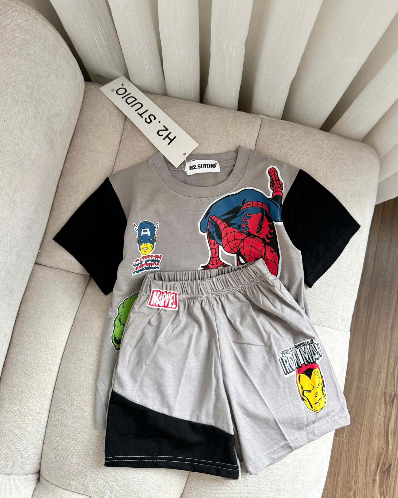 Cv-Sb8 Set bộ siêu nhân nhện Marvel cho bé trai