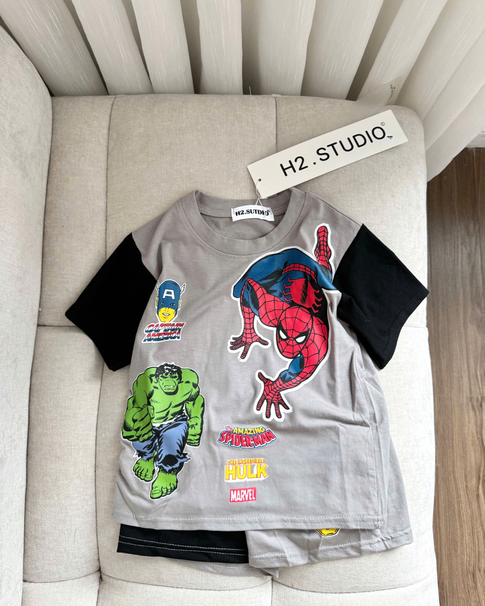 Cv-Sb8 Set bộ siêu nhân nhện Marvel cho bé trai