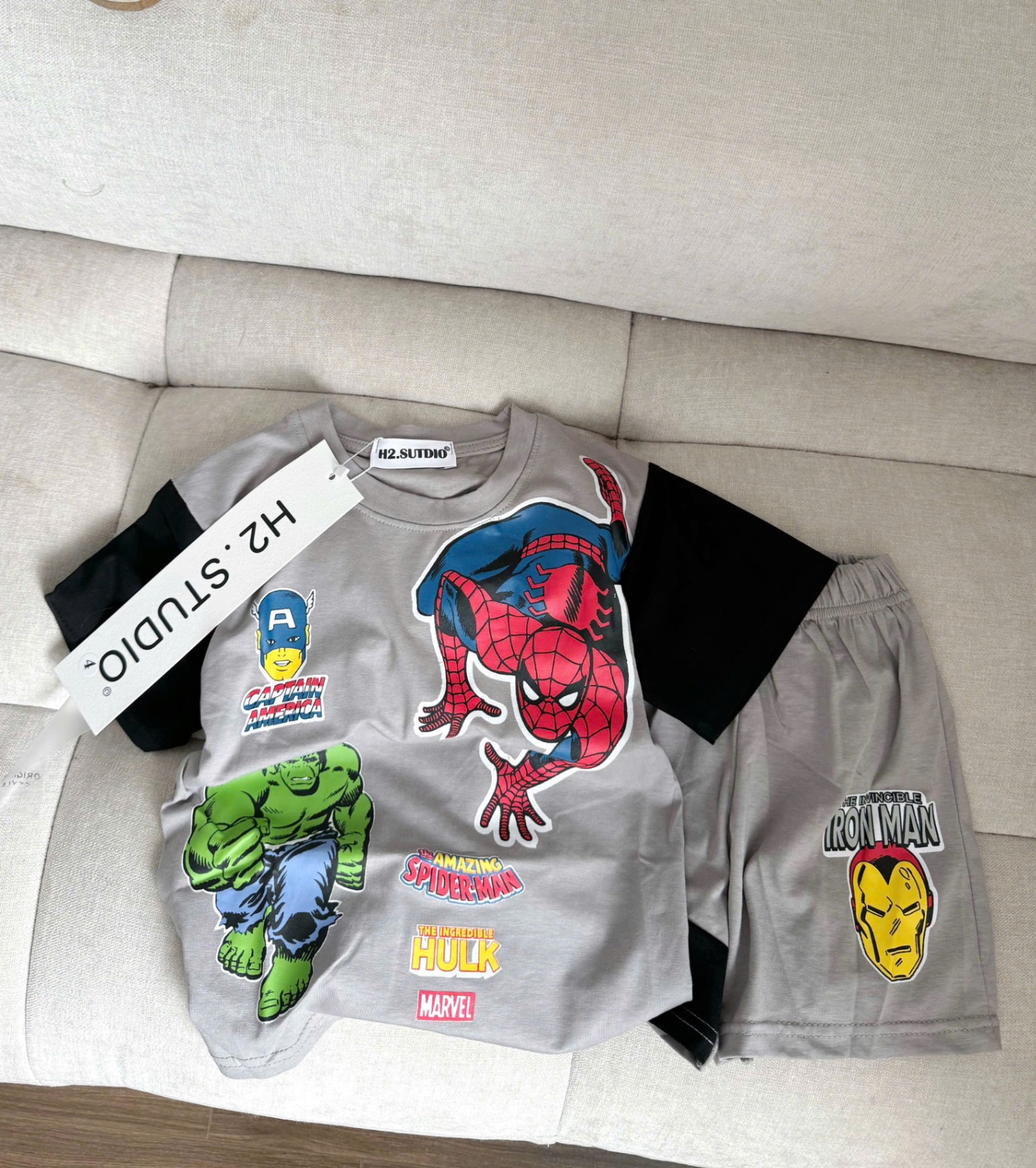 Cv-Sb8 Set bộ siêu nhân nhện Marvel cho bé trai