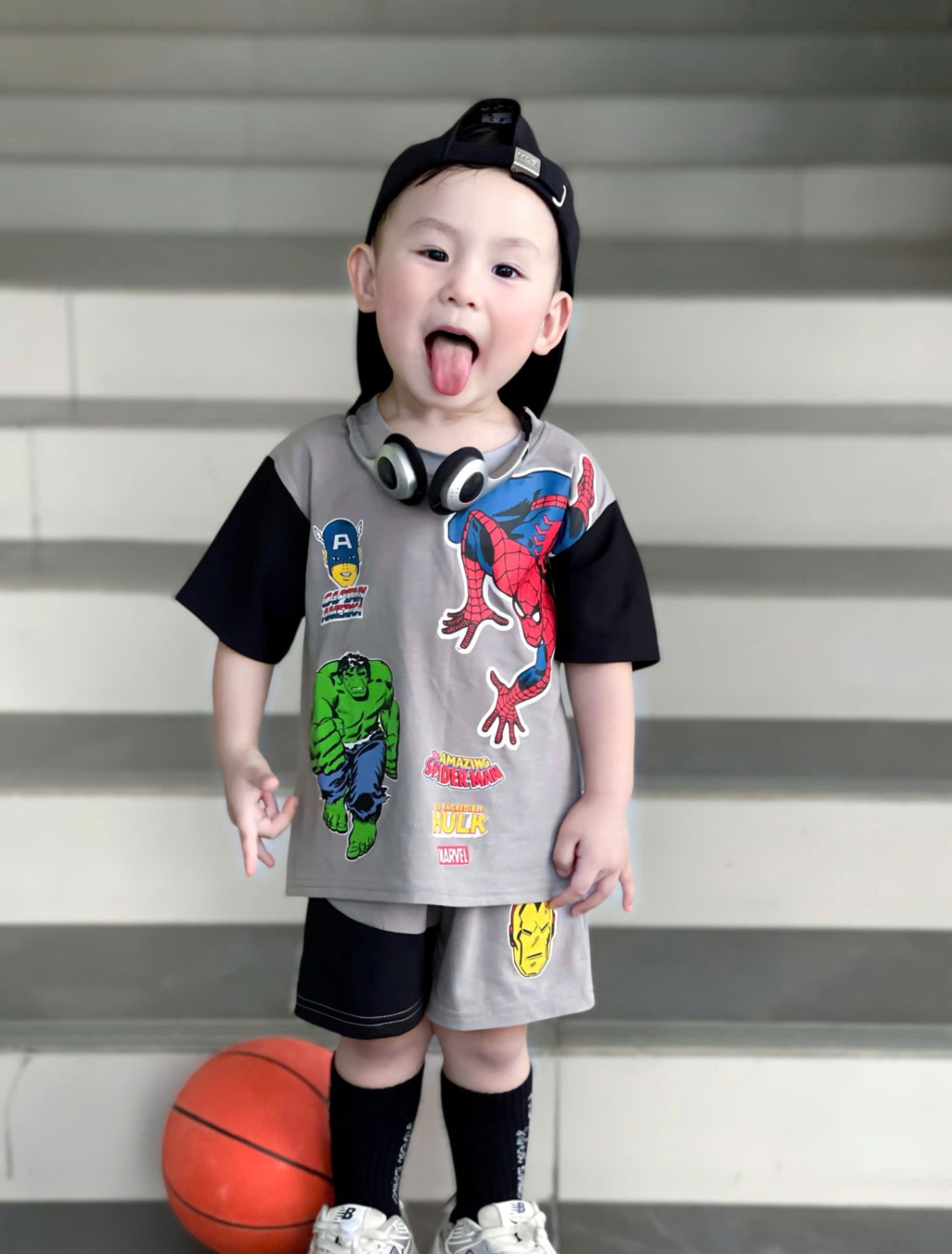 Cv-Sb8 Set bộ siêu nhân nhện Marvel cho bé trai