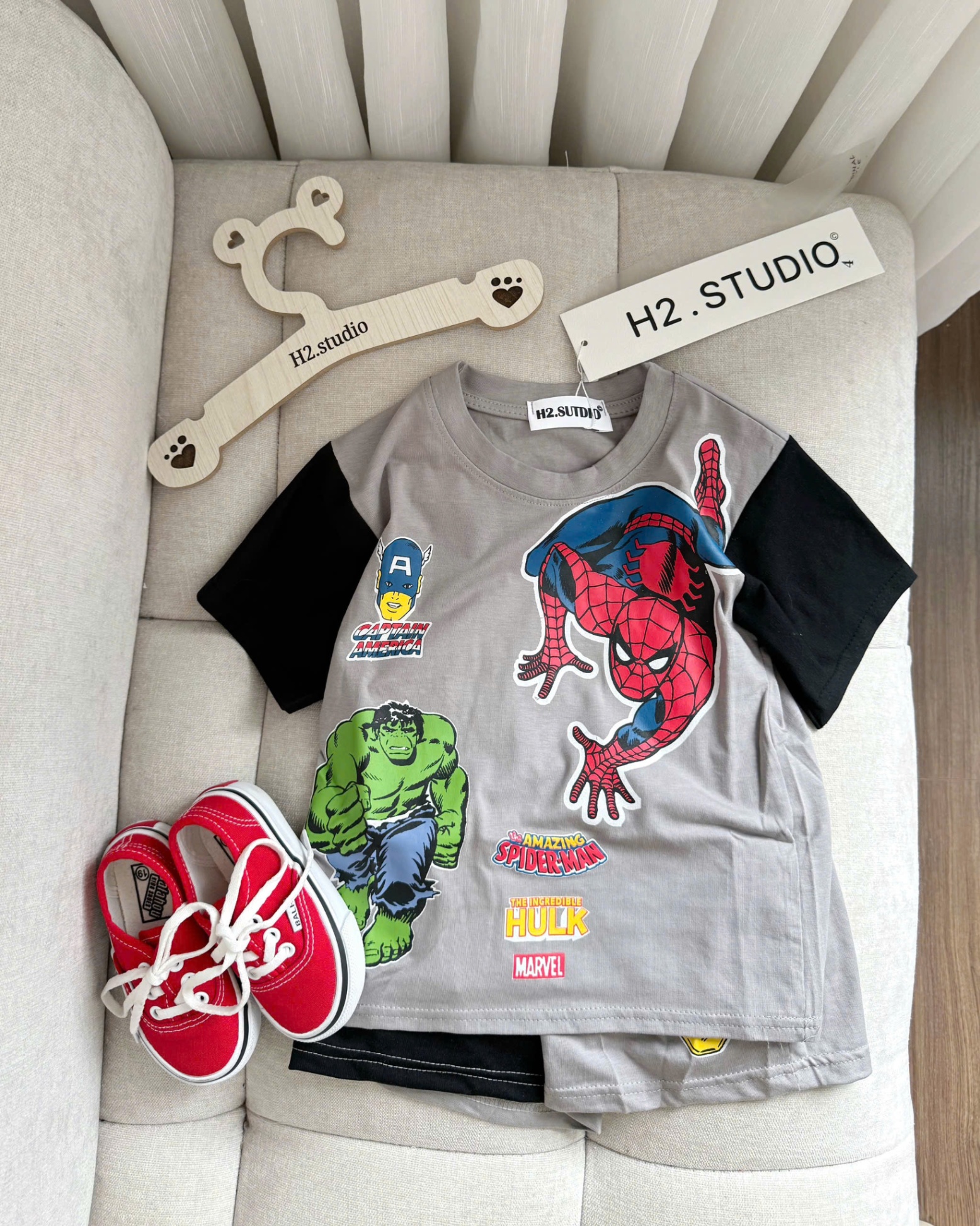 Cv-Sb8 Set bộ siêu nhân nhện Marvel cho bé trai