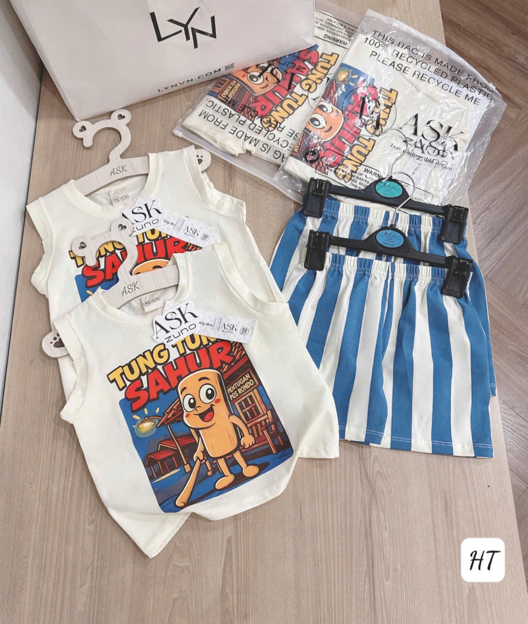 Sb63 Set bộ Tung tung sahur bé trai