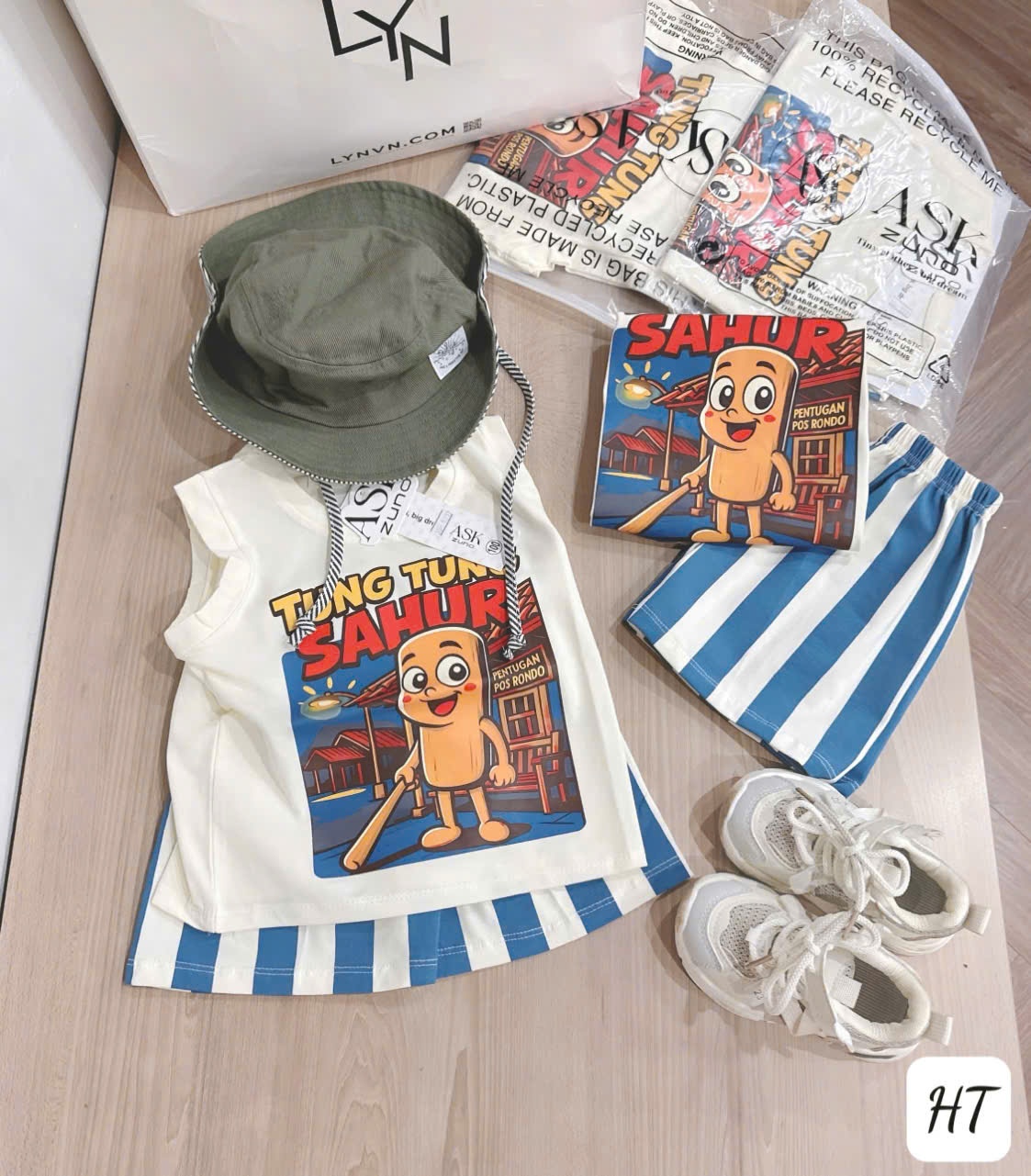 Sb63 Set bộ Tung tung sahur bé trai