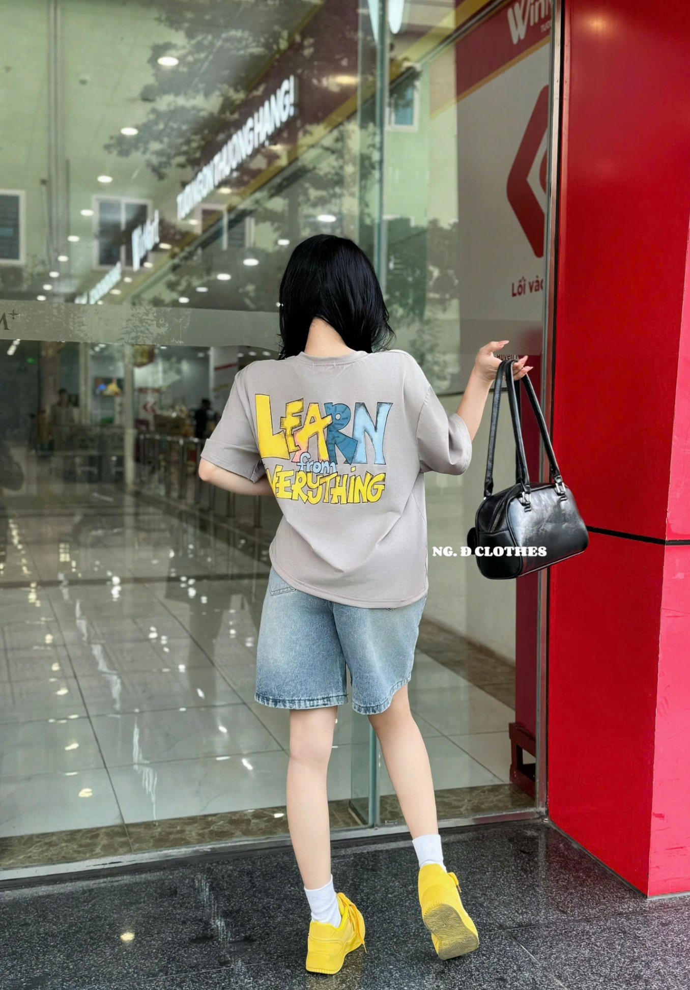 Sq311 Set áo phông Bear quần jean