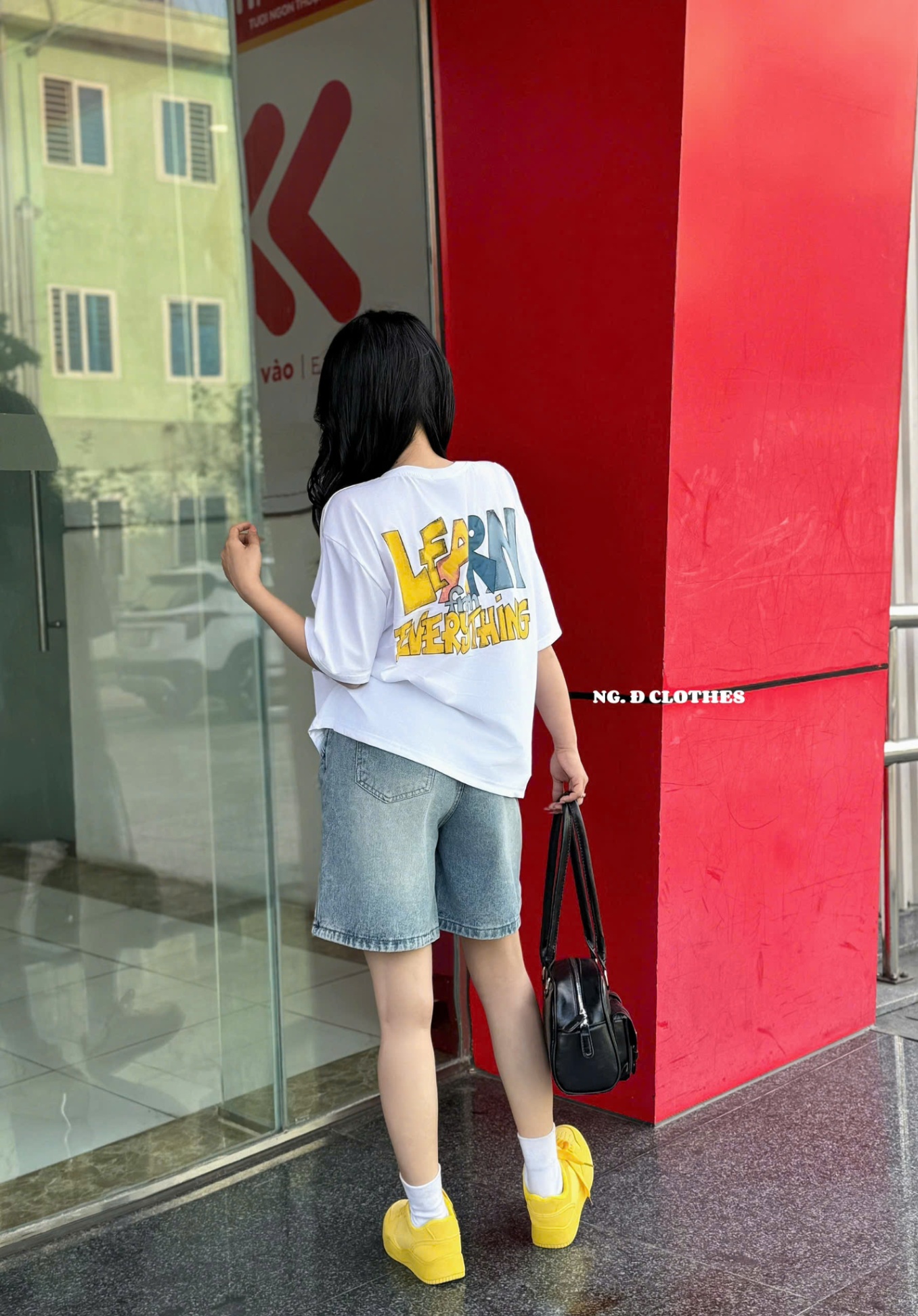 Sq311 Set áo phông Bear quần jean