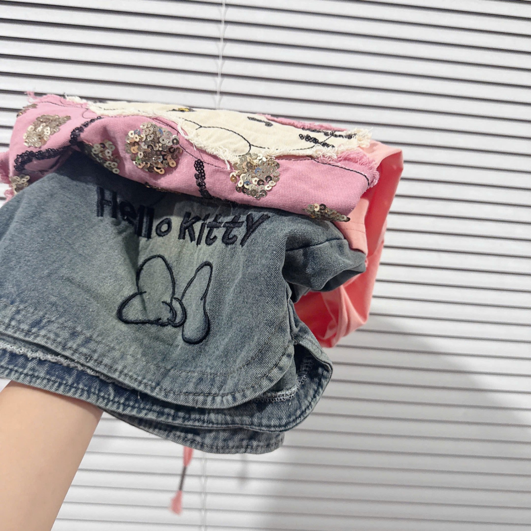 Sd22 Set quần jean áo thun Kitty