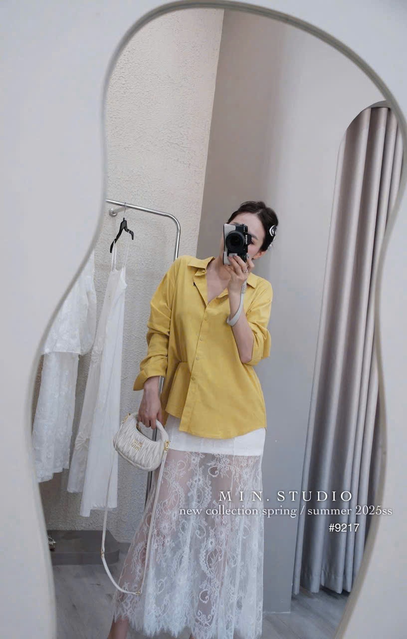 Sm55 Sơ mi đũi line chất mịn không nhăn