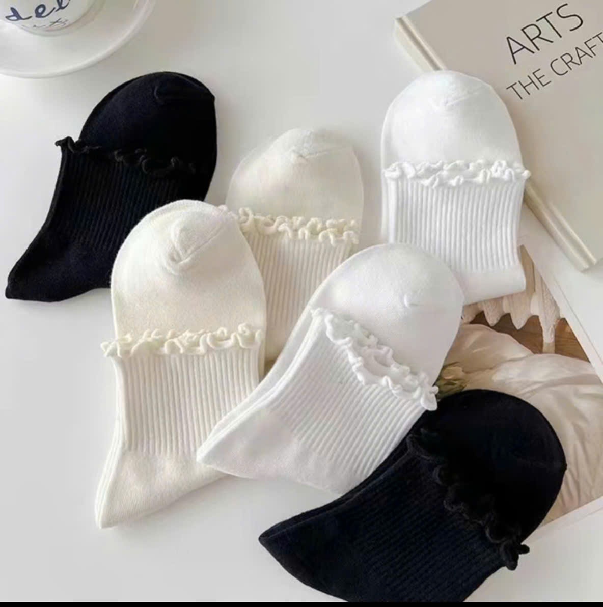 Tcn09 Set 10 đôi tất cổ bèo