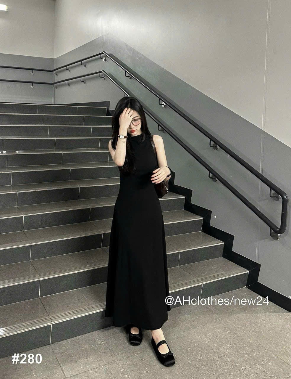 Vdn06 Váy suông dài sát nách cho nữ