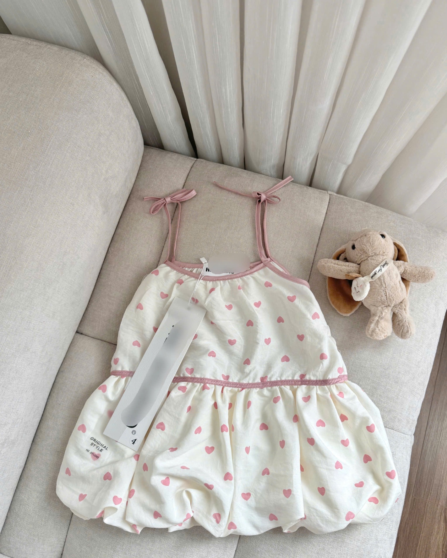 Vbg8 Set 2 váy bồng hai dây chất đũi