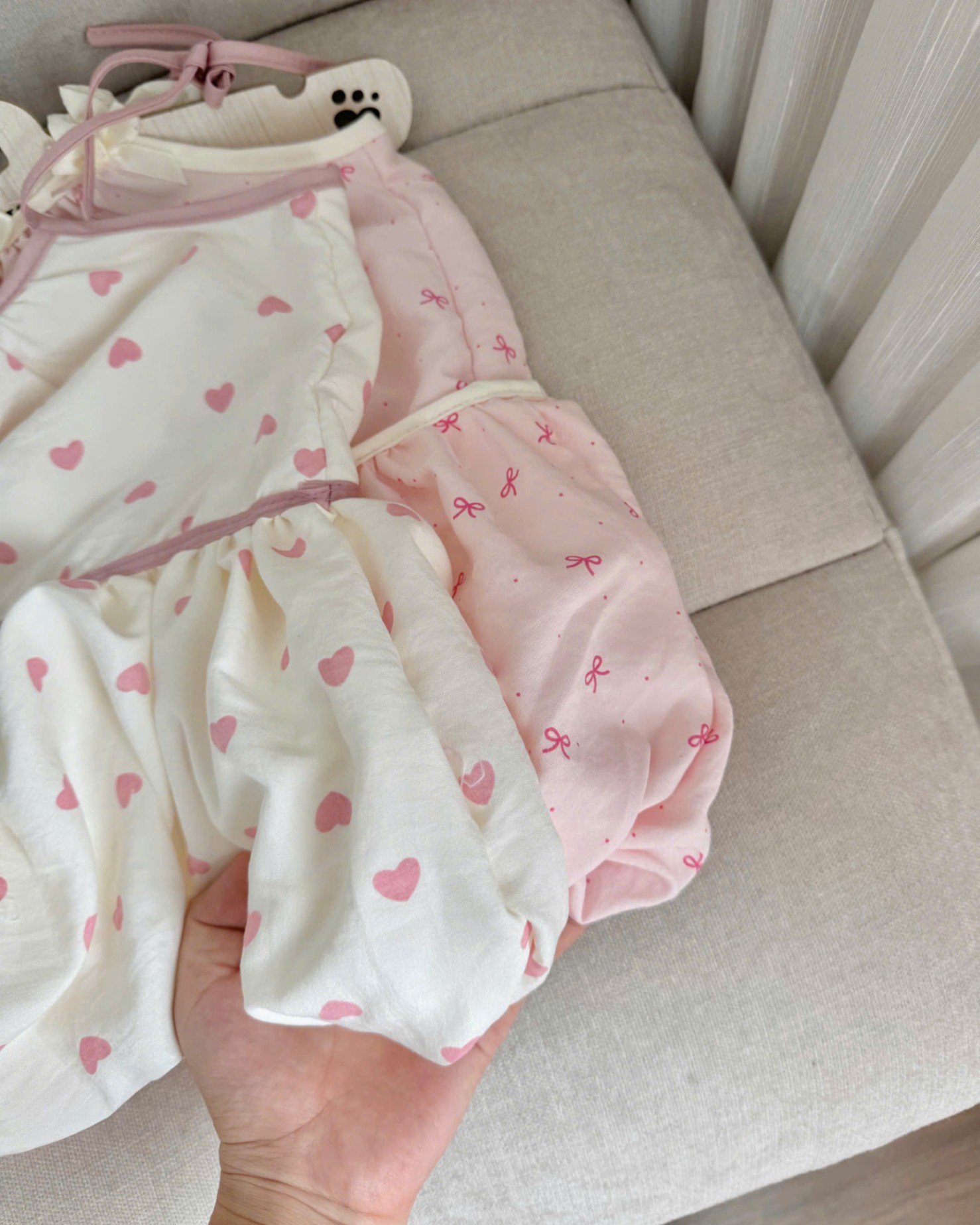 Vbg8 Set 2 váy bồng hai dây chất đũi
