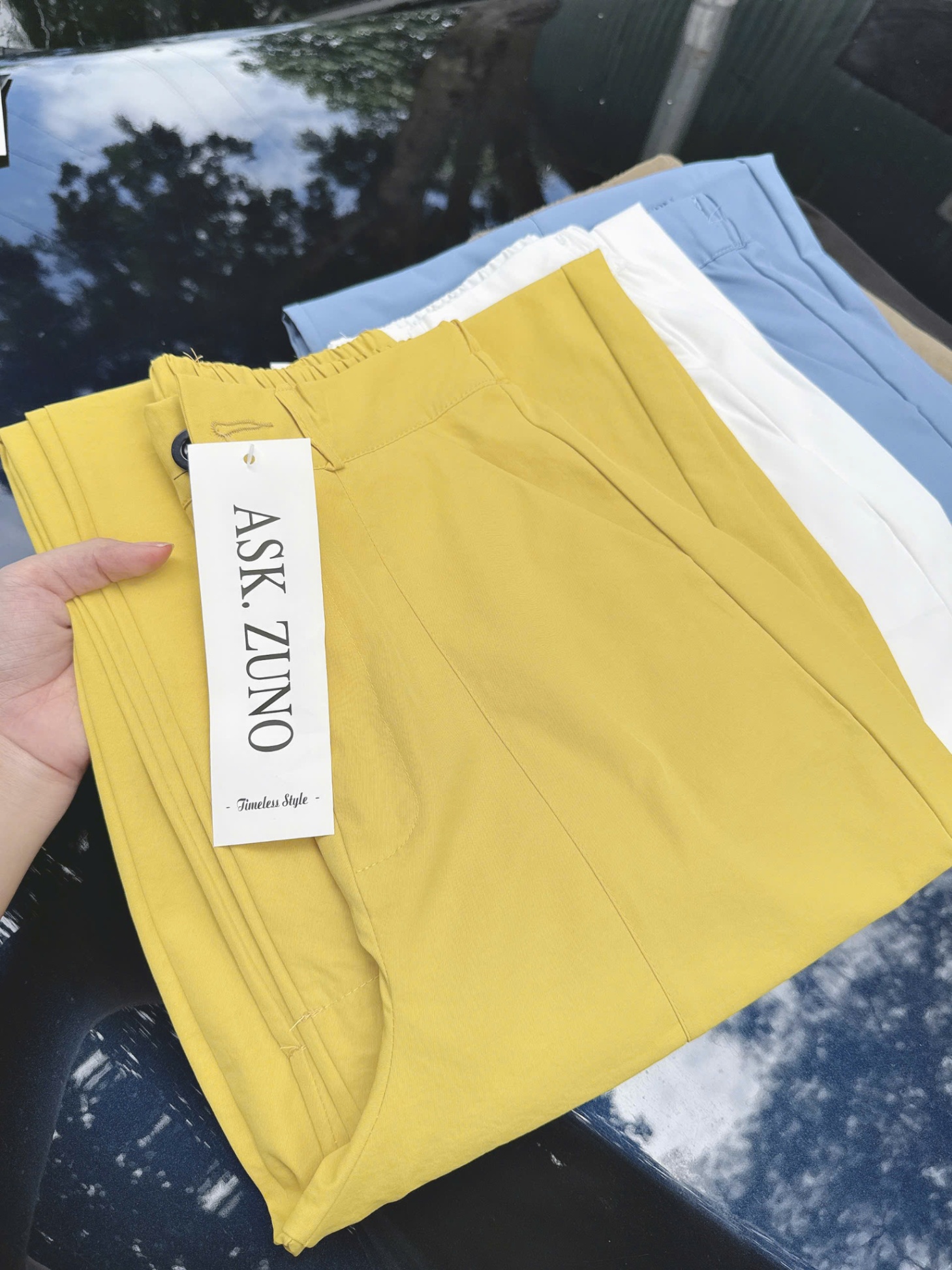 Qsn22 Quần kaki lụa không nhăn 5 màu