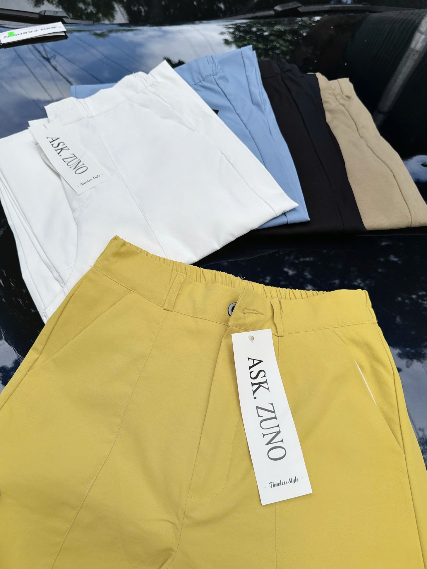 Qsn22 Quần kaki lụa không nhăn 5 màu