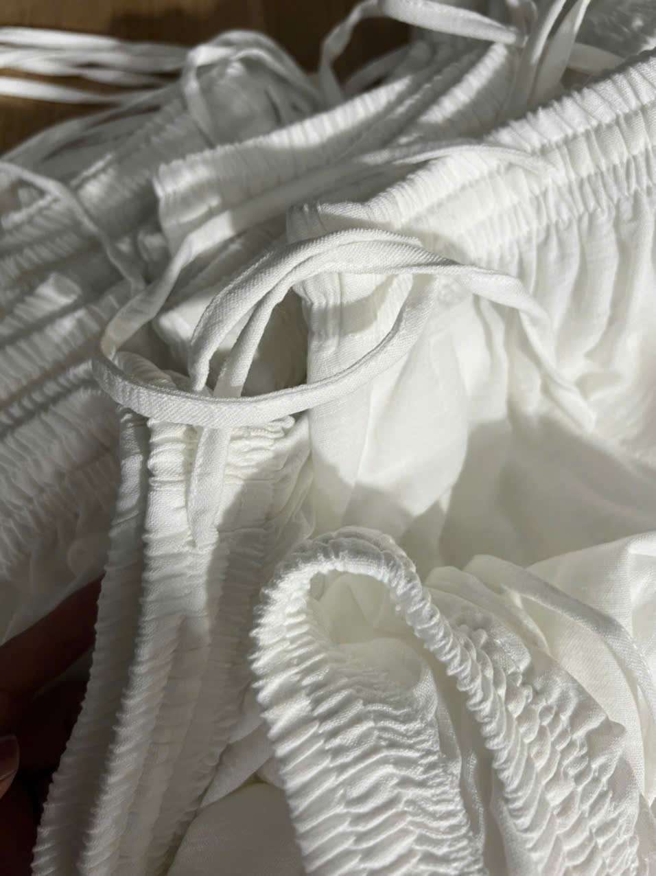 Qdn6 Quần đũi dài nữ ống suông rộng Linen