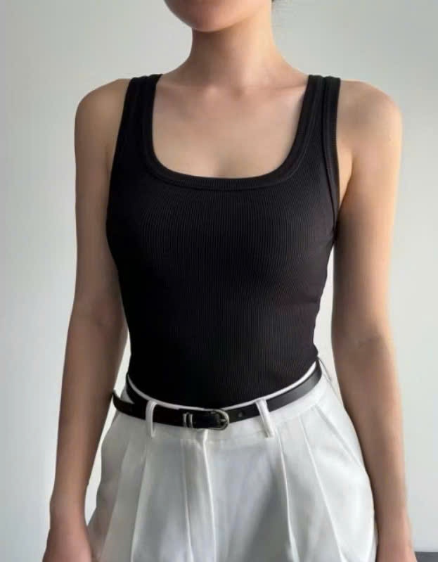 Abl2 Set 4 áo tăm ba lỗ màu basic