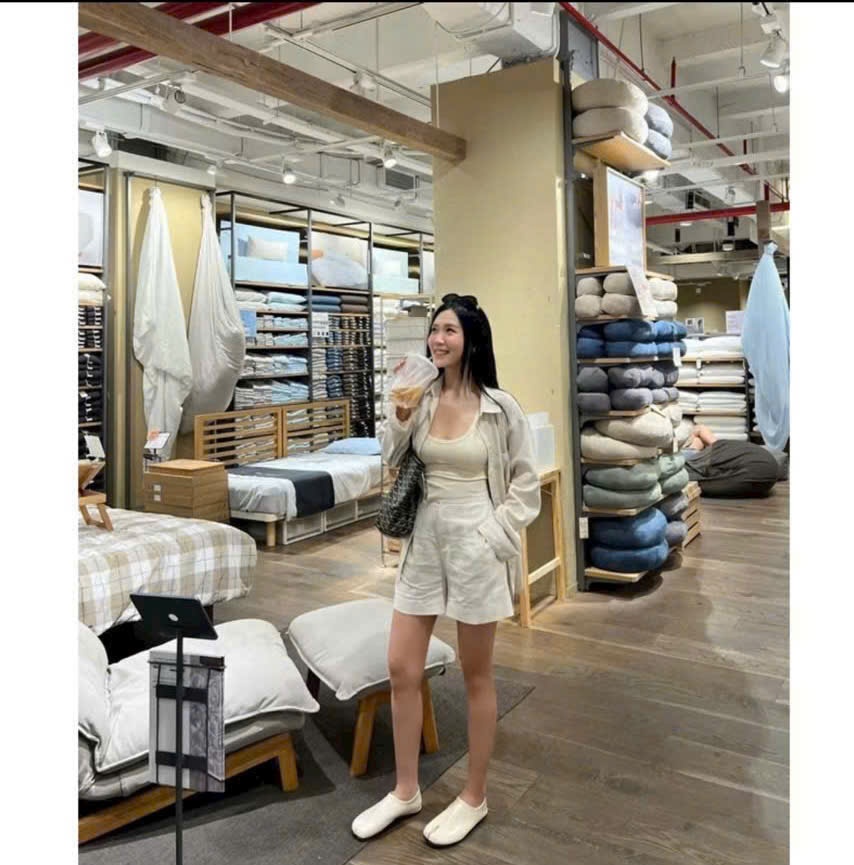 Sdn3 Set đũi Lien 3 chi tiết áo ba lỗ, sơ mi, quần short