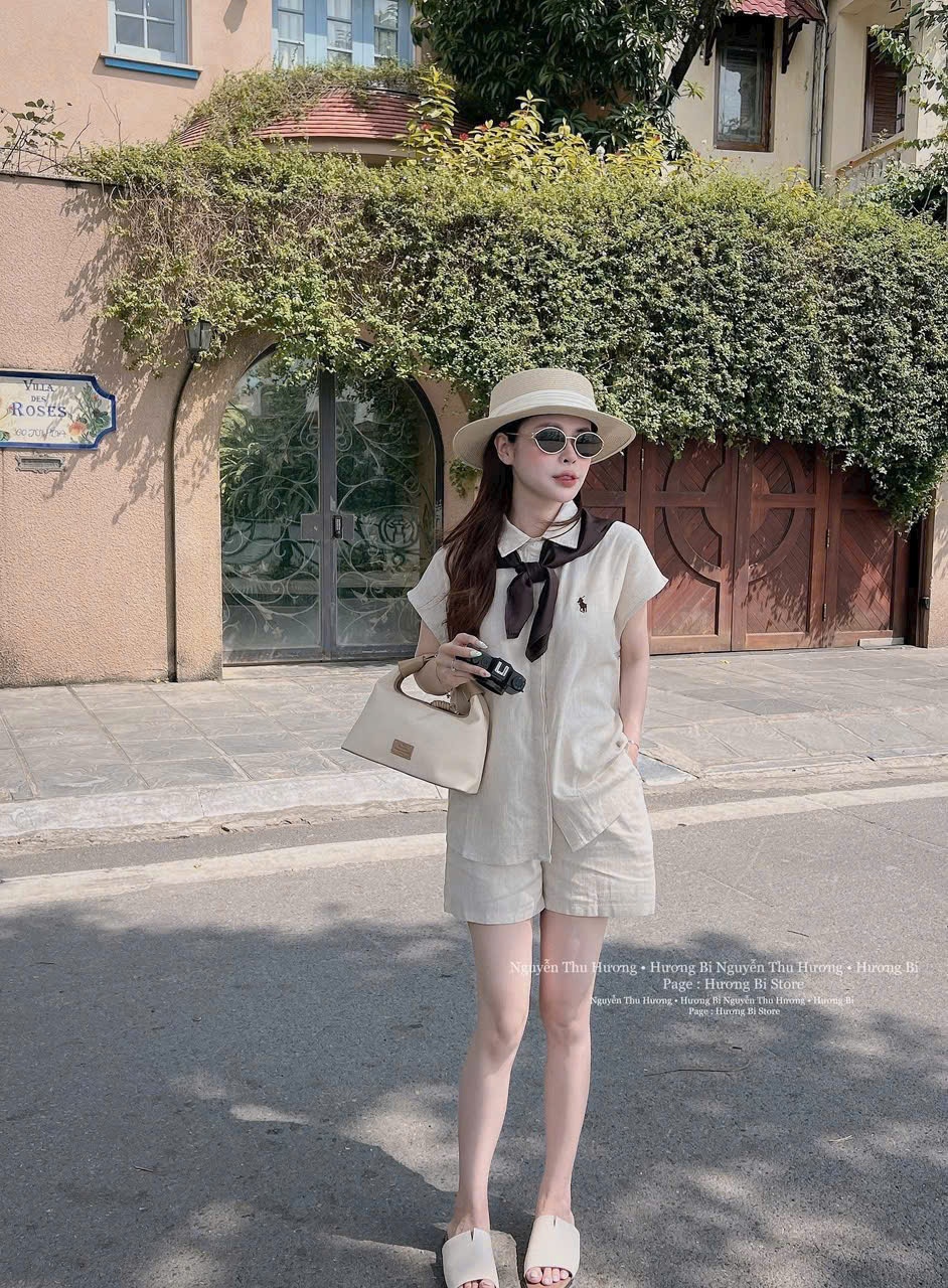 Sdc3 Set đũi quần short nữ chất lien