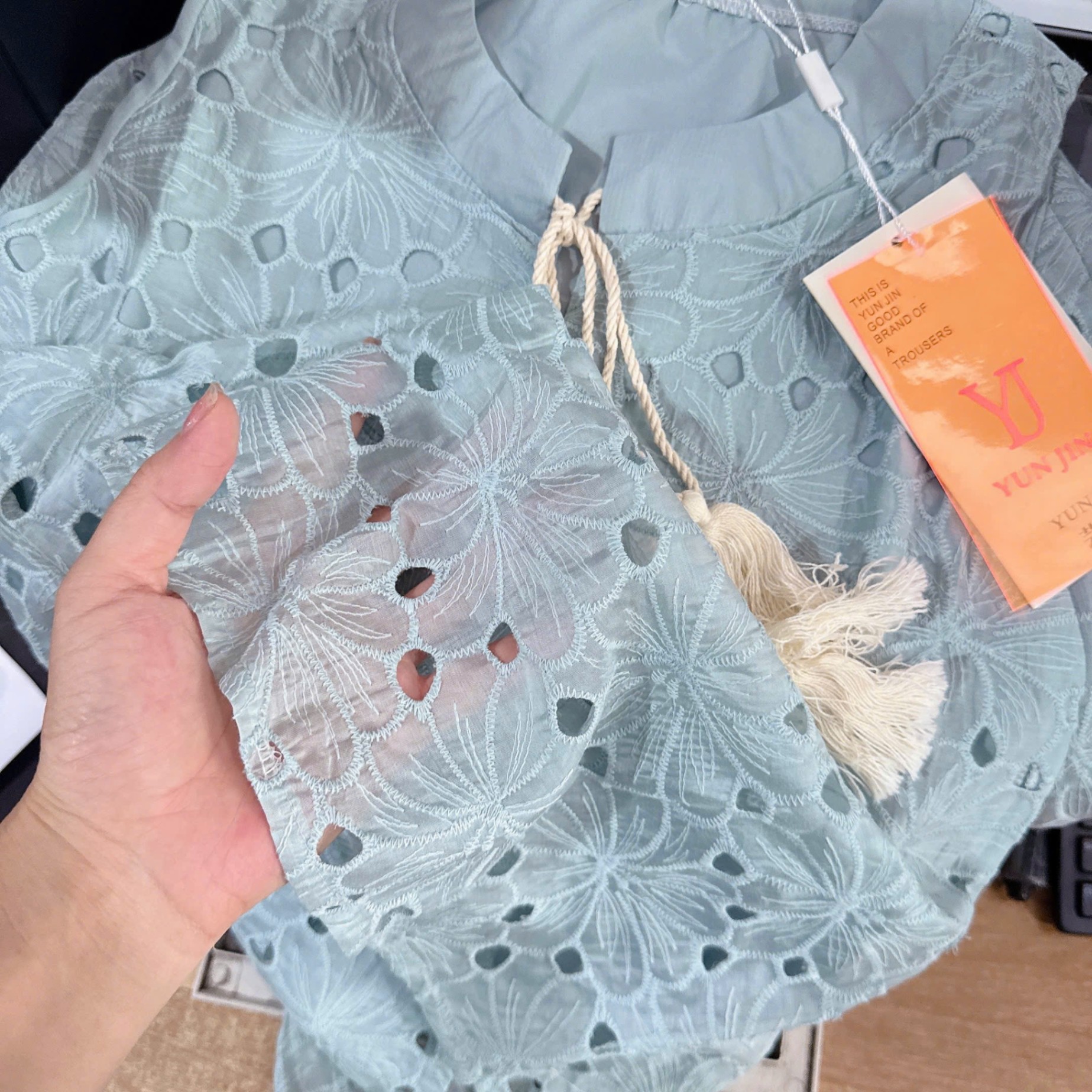 Bd55 Set tiểu thư thêu boi hoa
