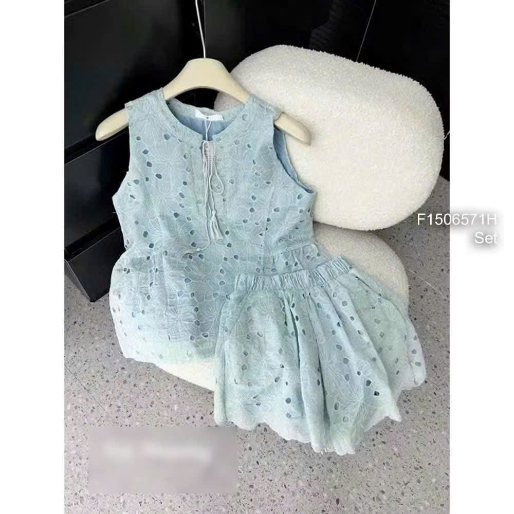 Bd55 Set tiểu thư thêu boi hoa