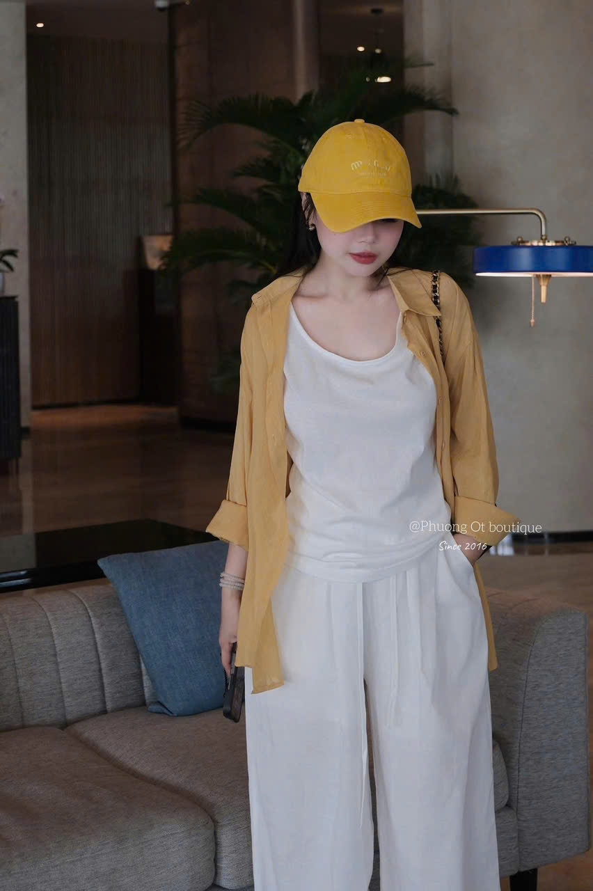 cv-S3ct Set 3ct áo smi vs quần đũi suông áo ba lỗ