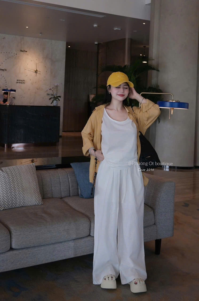 cv-S3ct Set 3ct áo smi vs quần đũi suông áo ba lỗ