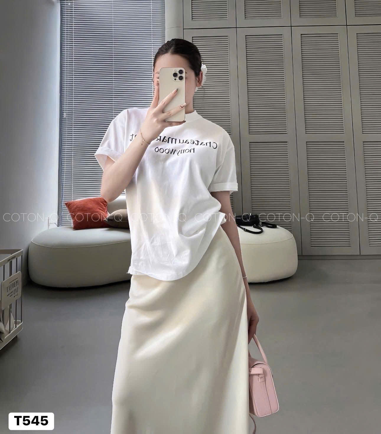 CV-AN95 ÁO TRẮNG PHÔNG CHỮ TRƯỚC