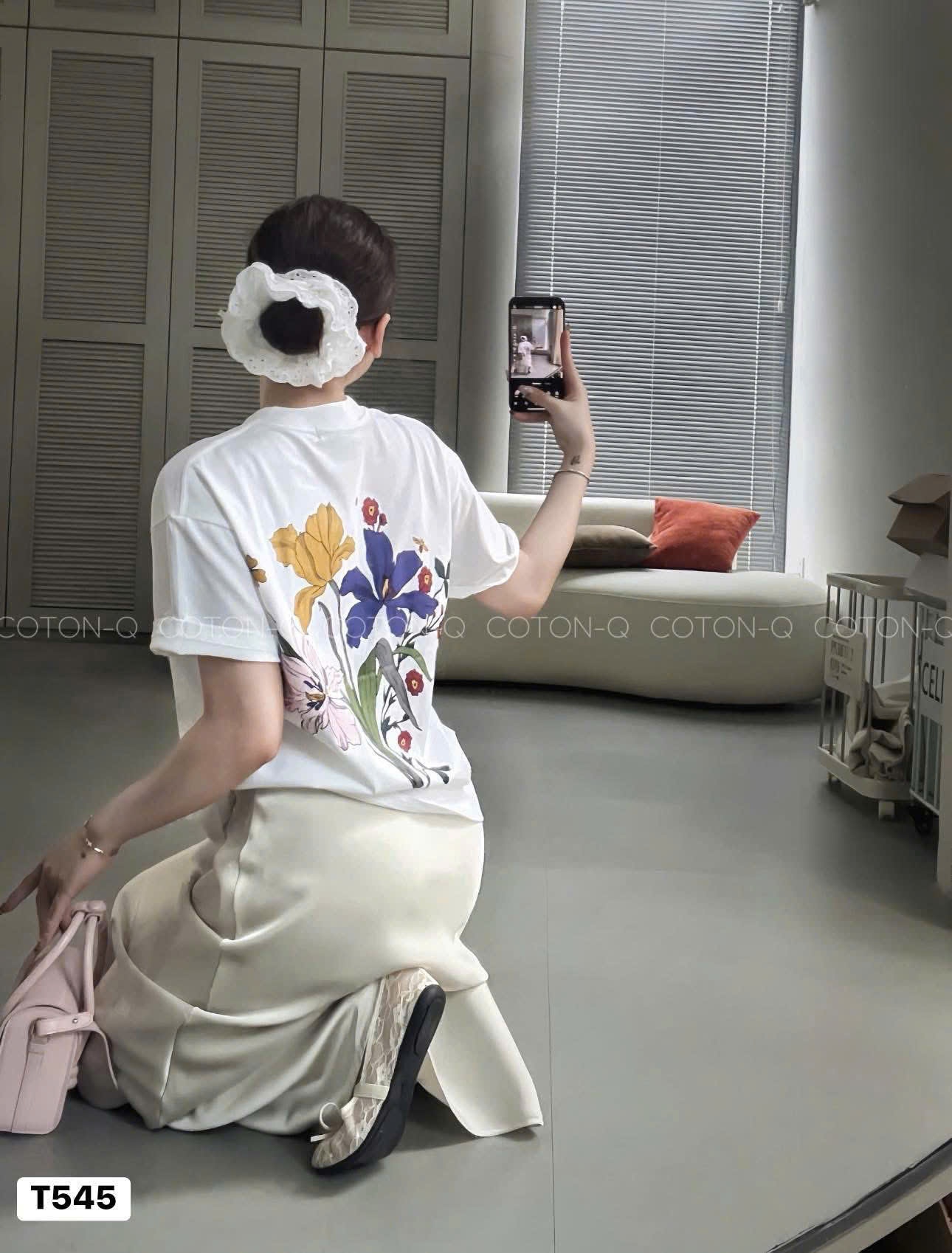 CV-AN95 ÁO TRẮNG PHÔNG CHỮ TRƯỚC