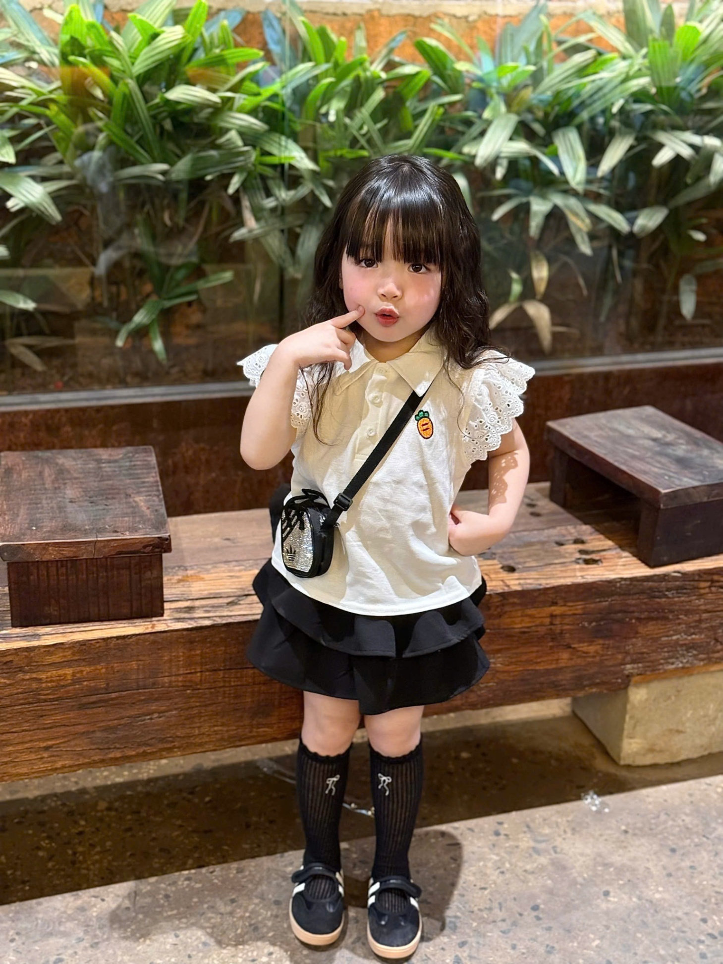 ASM1 SET 2 ÁO SƠ MI TRẮNG CHO BÉ