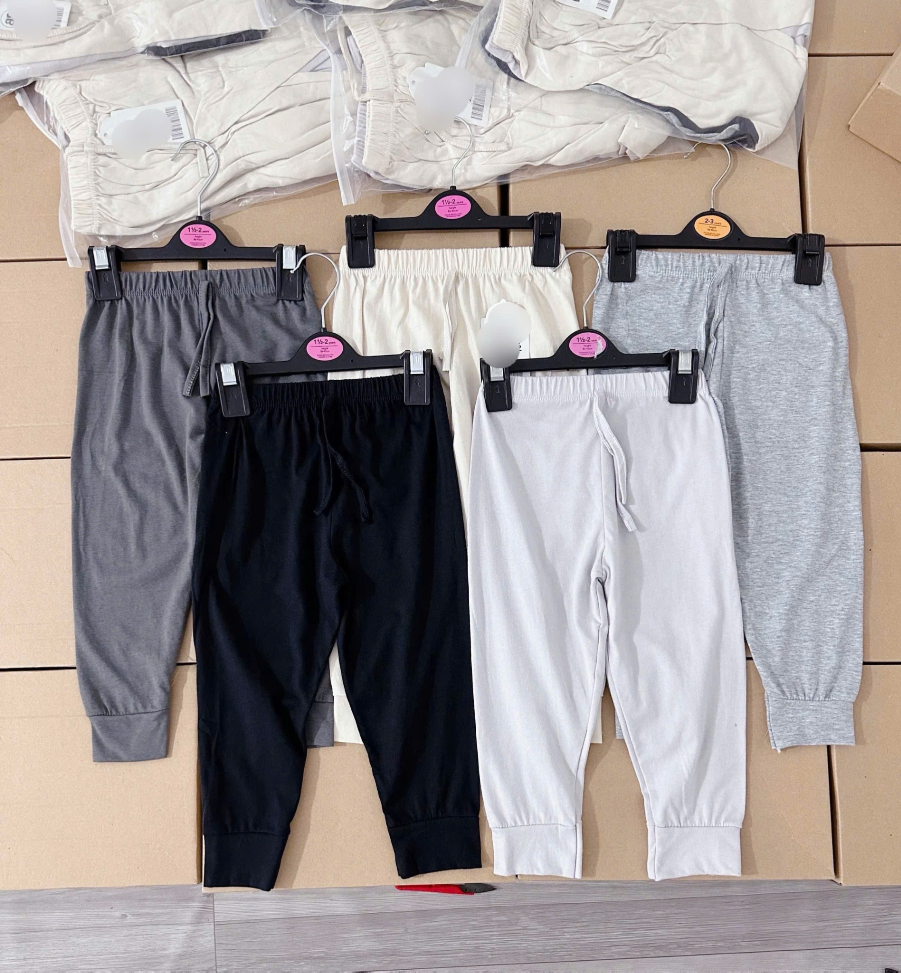 SQ50 SET 5 QUẦN COTTON TONE GHI SÁNG Xả
