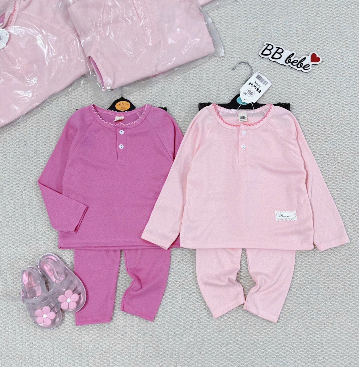 H10# SET 2 BỘ TRƠN BÉ GÁI