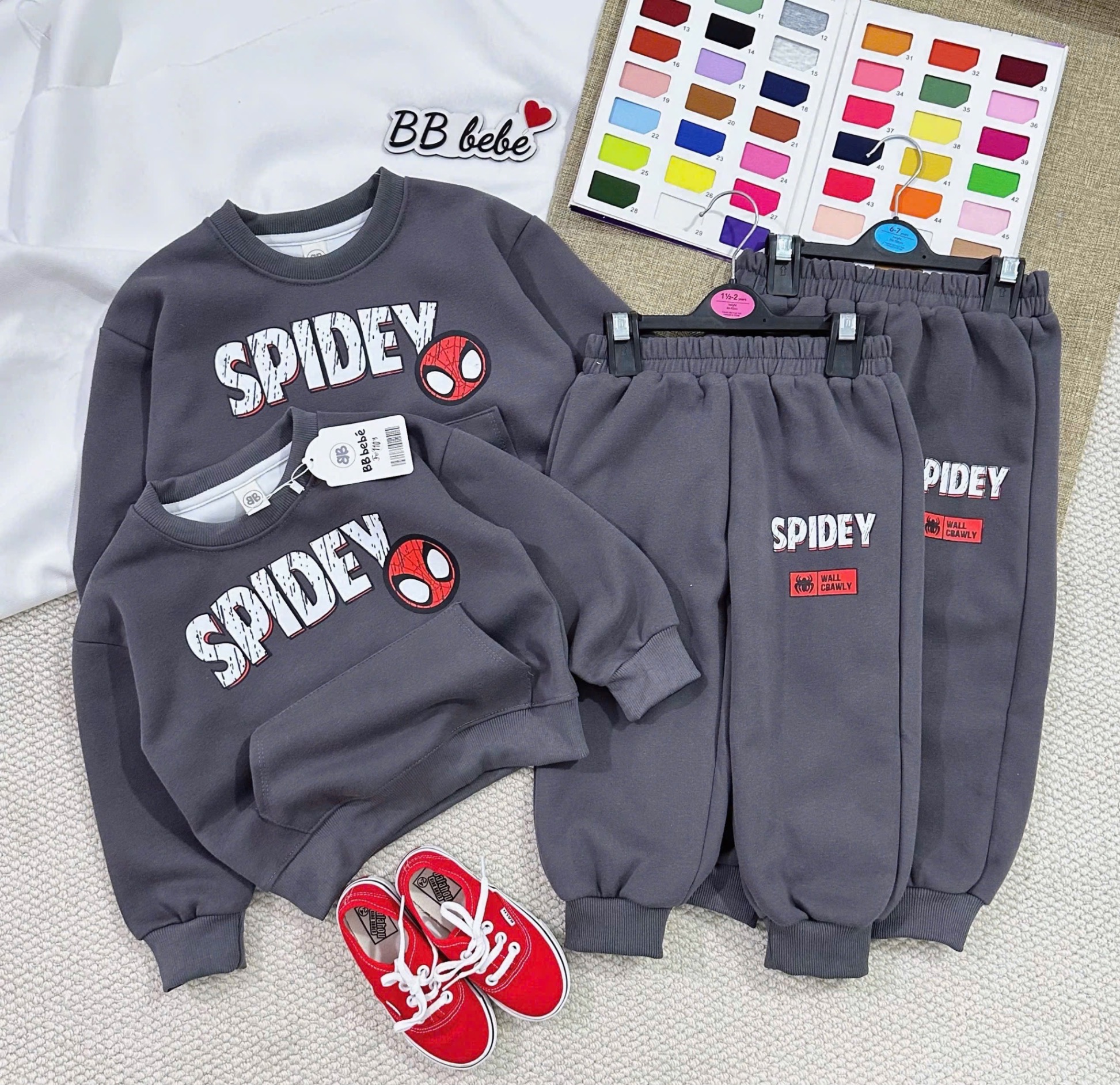 BN02 bộ nhện spider ghi