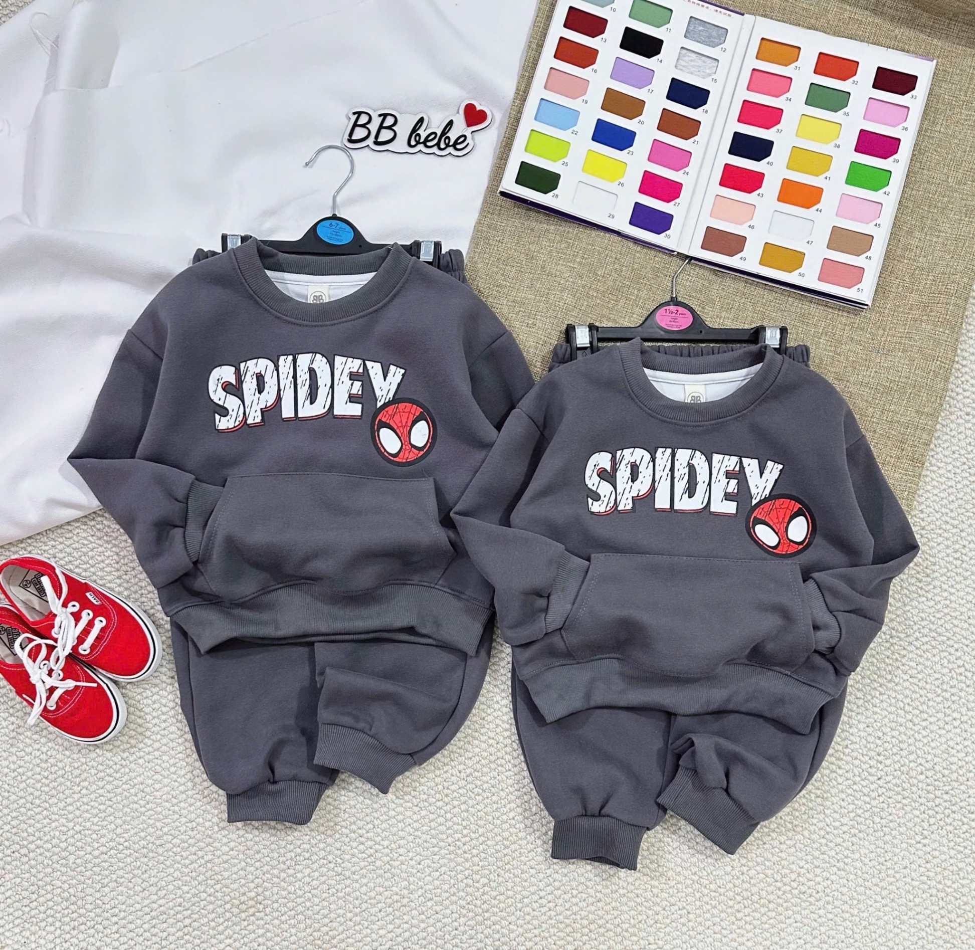 BN02 bộ nhện spider ghi