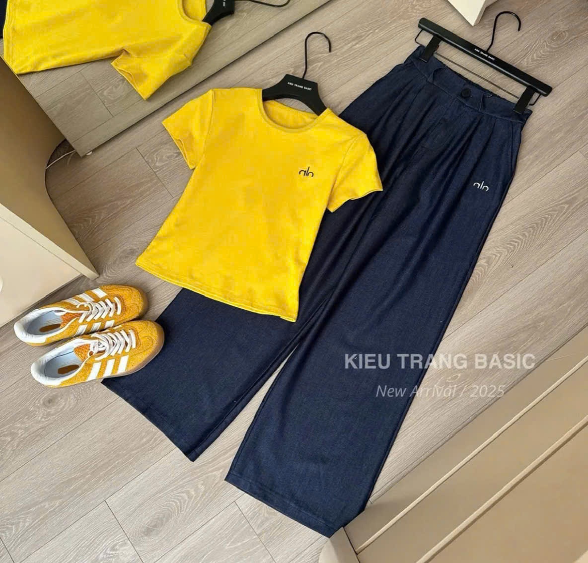 SB019# SET ÁO ZIP MIX QUẦN JEAN GIẤY