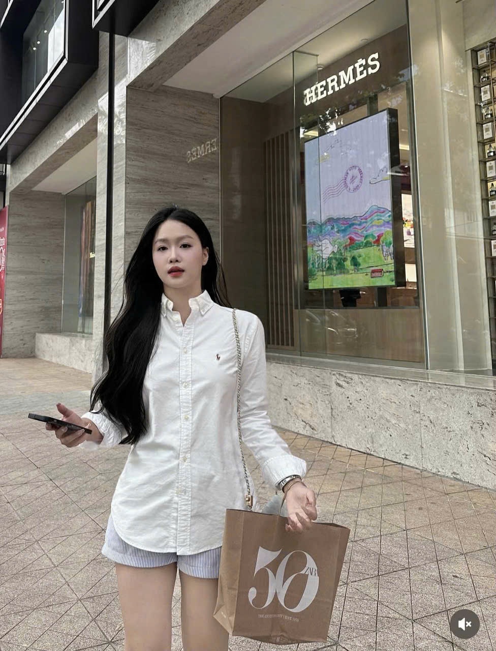 Z59# ÁO SƠ MI TRẮNG THÊU NGỰA CHO NỮ