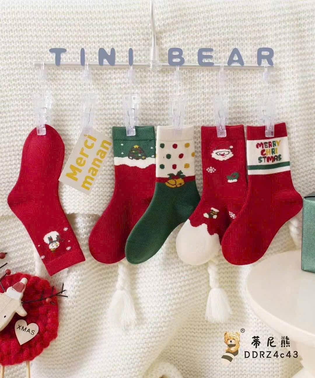 T100# TẤT NOEL CHO BÉ