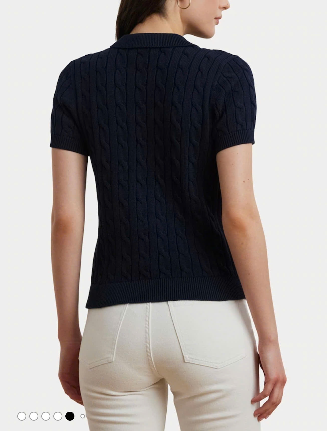 Z76# ÁO POLO LEN THAN CHO NỮ
