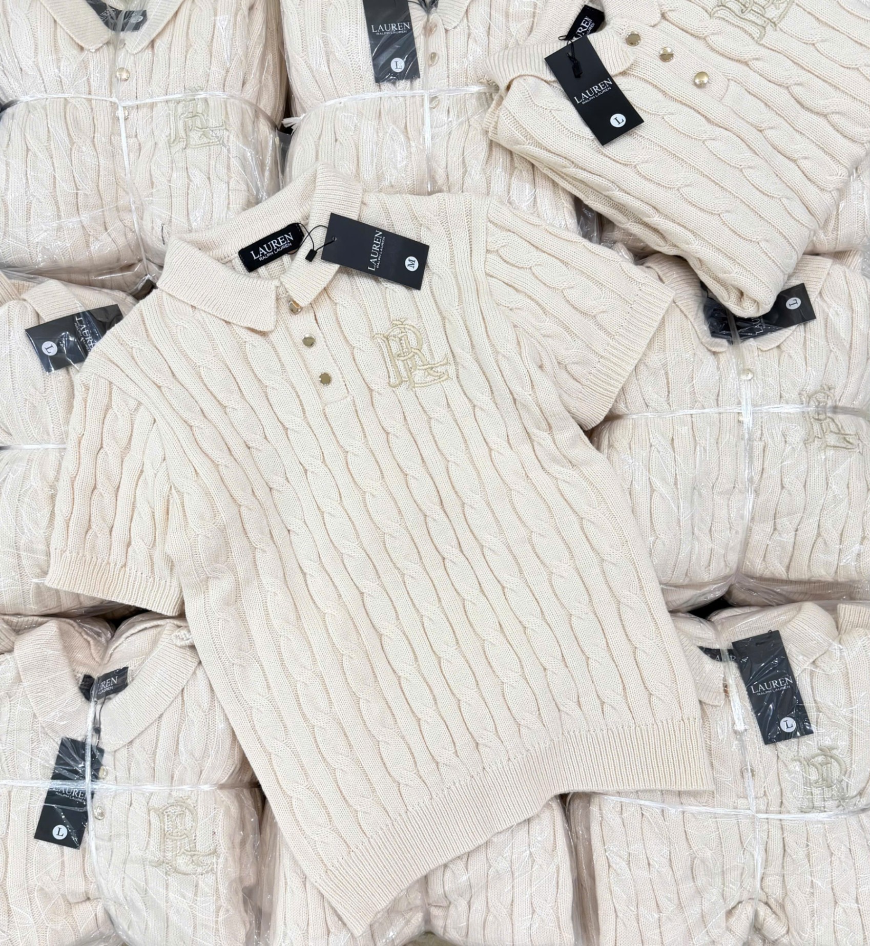 Z76# ÁO POLO LEN THAN CHO NỮ