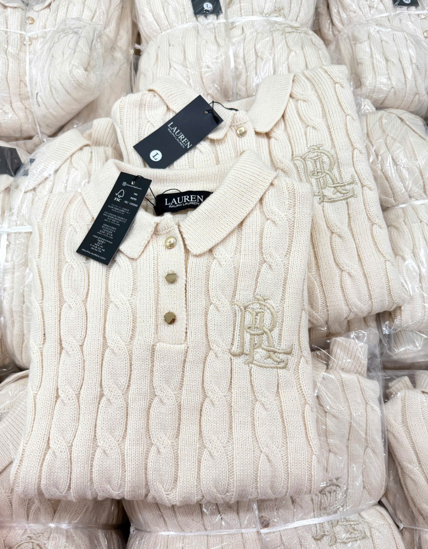 Z76# ÁO POLO LEN THAN CHO NỮ