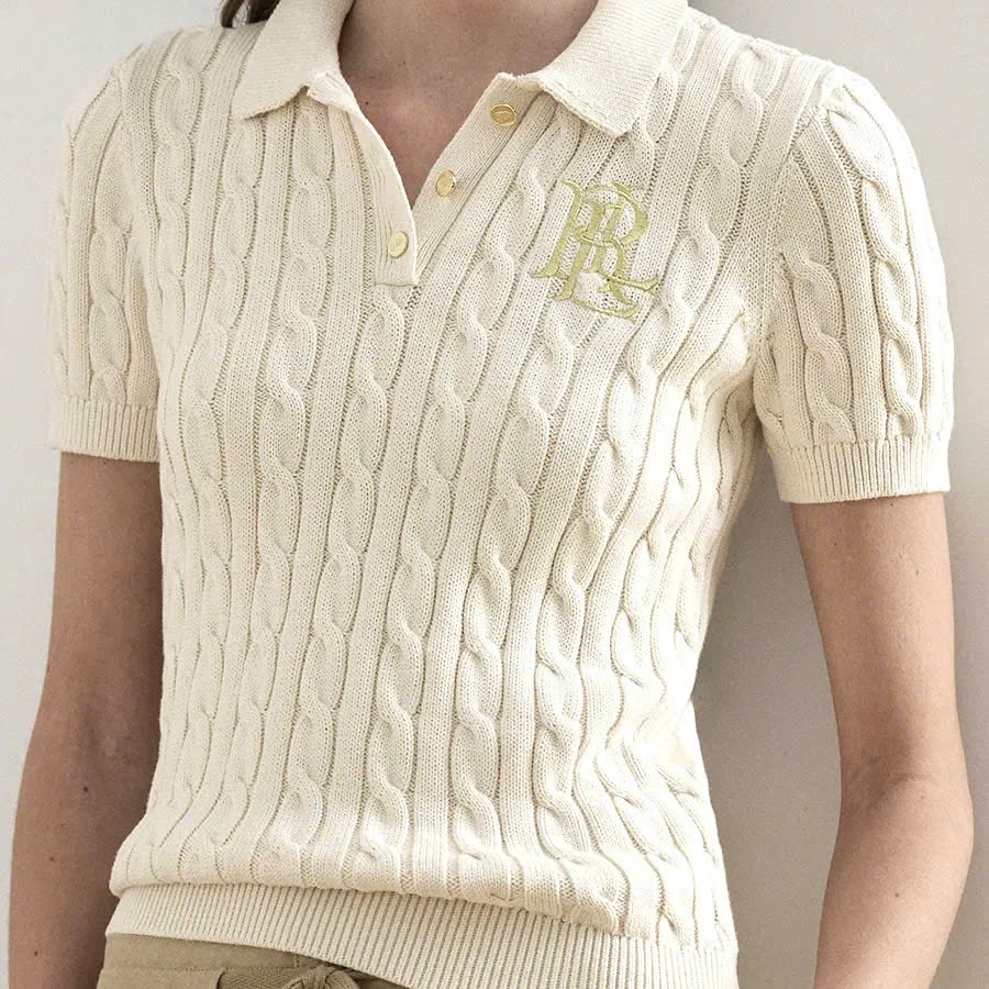Z76# ÁO POLO LEN THAN CHO NỮ