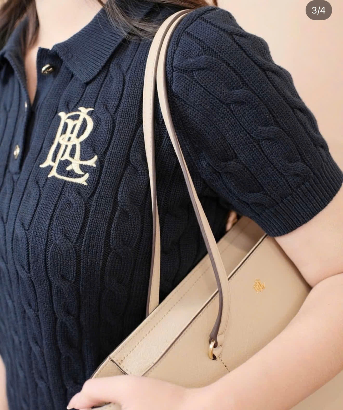 Z76# ÁO POLO LEN THAN CHO NỮ